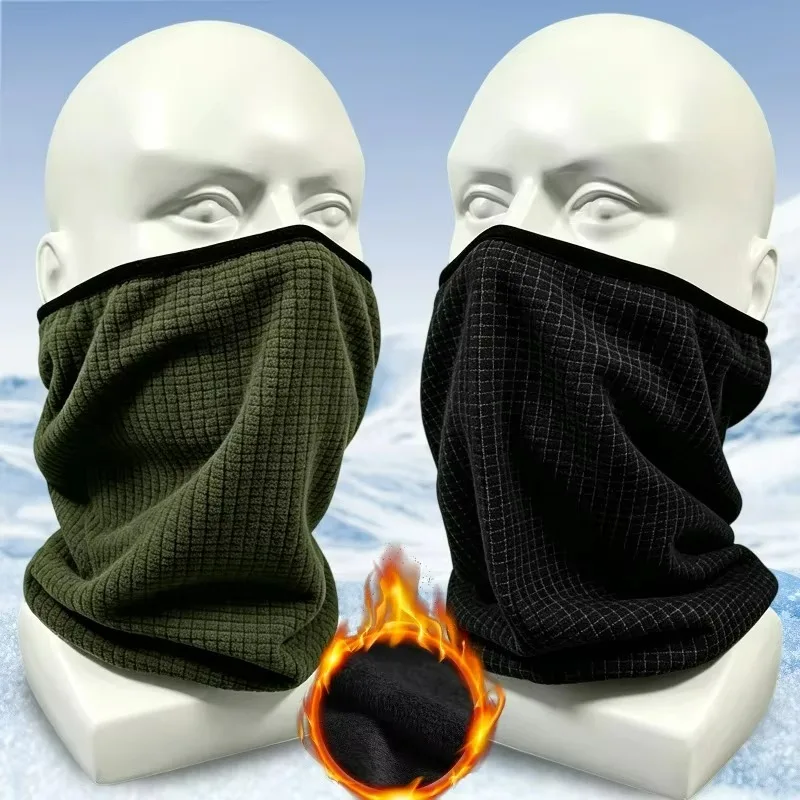 Windproof Thicken Warm Face Mask Breathable Thicken Warm Neck Warmer for Women Men Winter Ear Protection Cycling Hiking Running