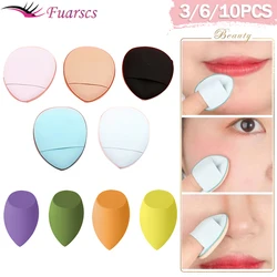 6/10pcs Mini Size Finger Puff Set Makeup Sponge Concealer Foundation Detail Puff Professional Cosmetic Cushion Puff Makeup Tool