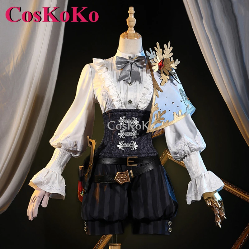 

CosKoKo Edgar Valden Cosplay Game Identity V Costume Painter Golden Ratio Sweet Uniform Halloween Party Role Play Clothing S-XXL