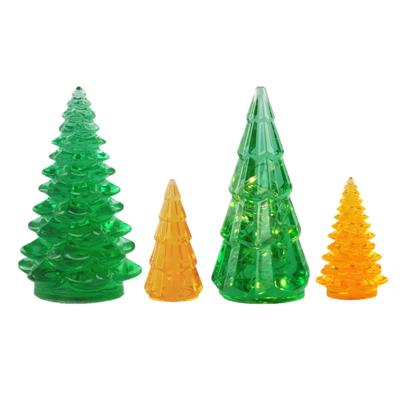 Large 3D Christmas Tree Shape Mold Resin Epoxy Casting Mold DIY Handmade Project Night Light Holder Mold Decorative Mold