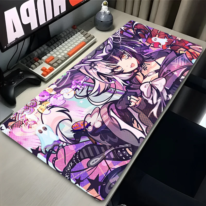 

Anime Mouse Pad PC Kawaii Shiori Novella Keyboard Pad Laptop Hololive Girl Gamer Desktop Mouse Mat Gaming Accessories Mousepad