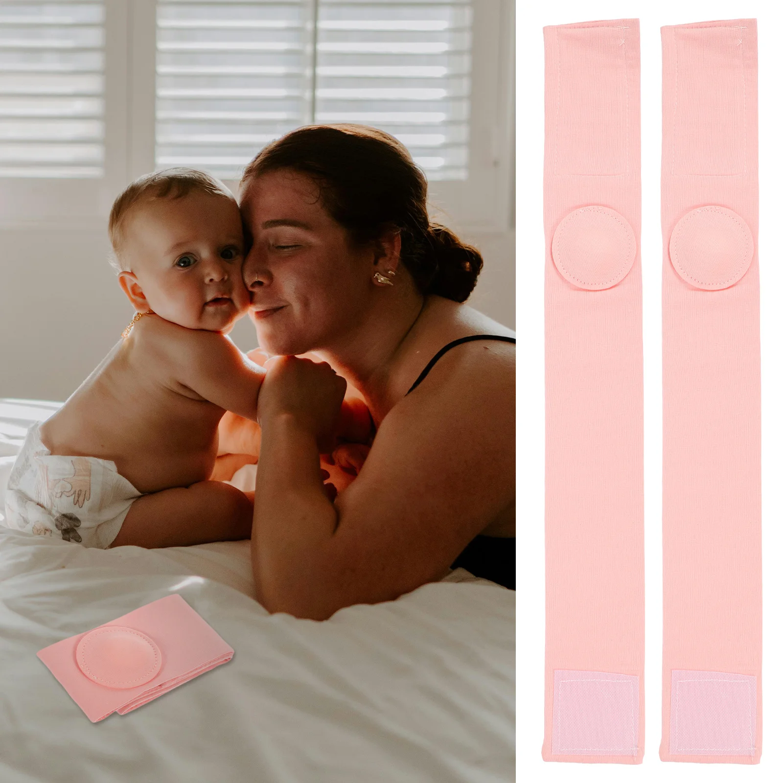 

2 шт., пояс для пупочной грыжи для регулируемой хлопковой ленты для живота, поддерживающая брюшную повязка, бандаж для пупка