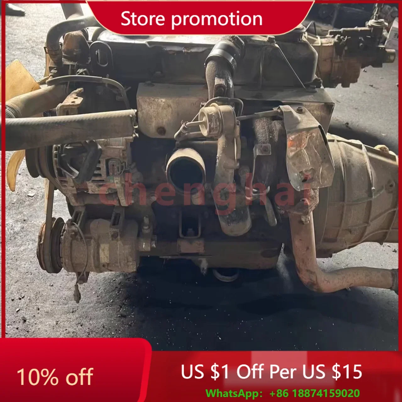 

High Quality Best Price Used 4 Cylinder Diesel engine QD32 3.2L Engine Assembly For Nissan Pick up