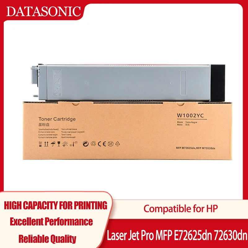DAT new Laser Toner cartridge compatible with W1002YC W1002 with chip Replacement for HP MFP E72625DN E72630DN printer