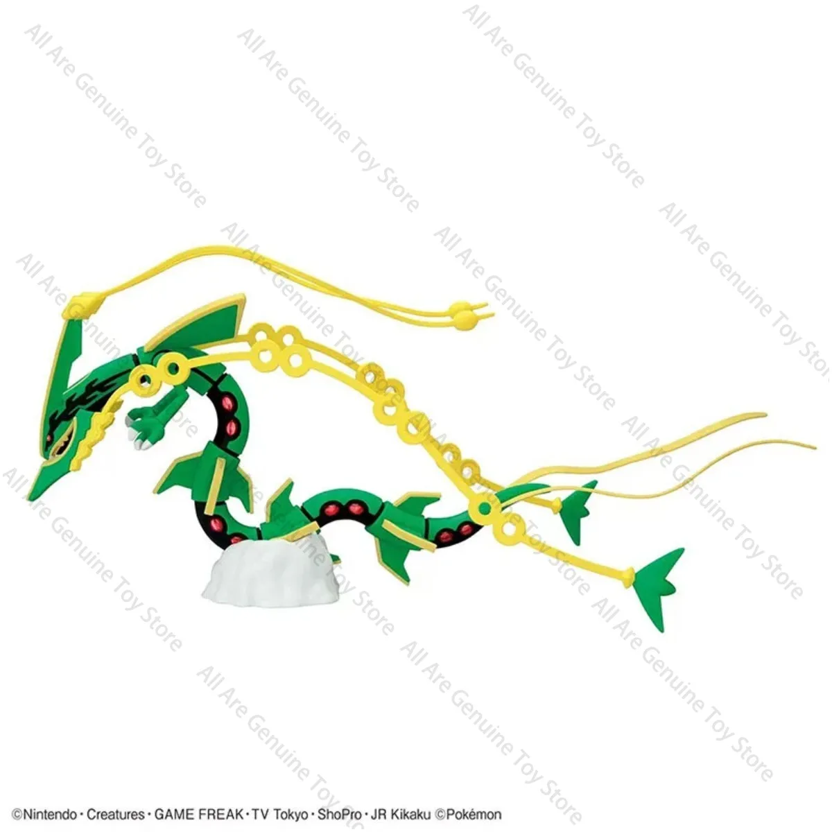 genuine-bandai-original-pokemon-model-kit-evolution-61-rayquaza-mega-anime-figures-action-model-toys-gifts-boy-girl