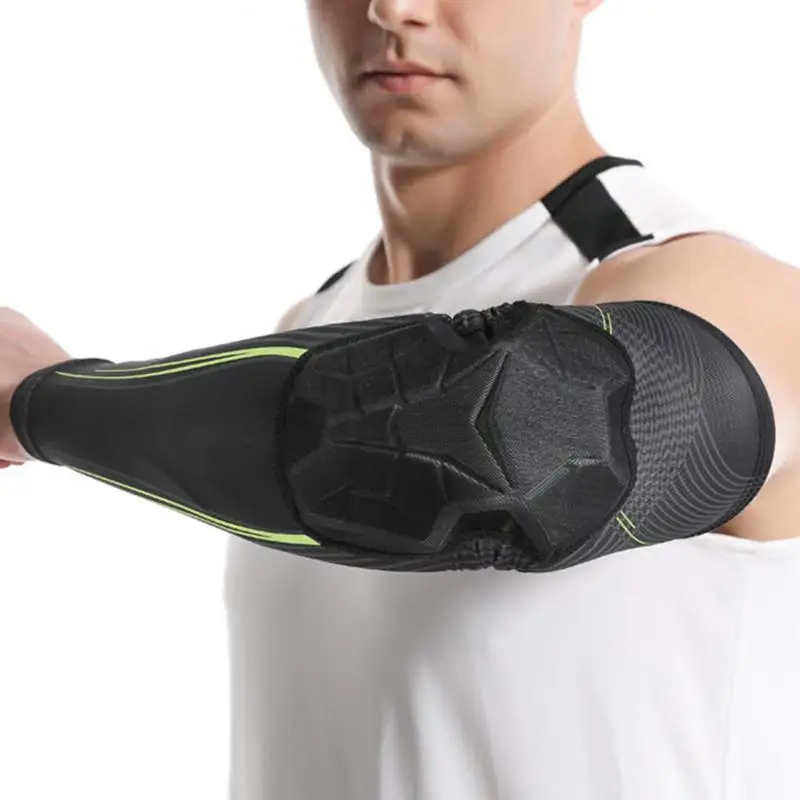 1PC Basketball Sleeves Anti-Collision Padded Arm Sleeves Elbow Forearm Crashproof Pads For Football Basketball Volleyball Soccer