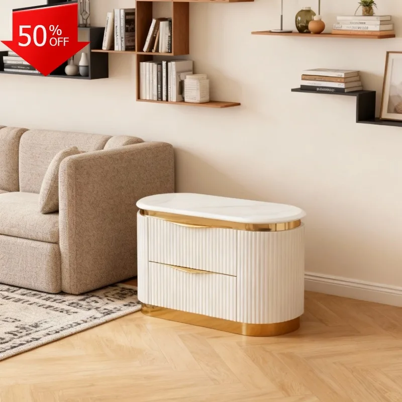 

Bedroom Side Table Modern Furniture Nightstand Drawer Storage Organizer Small Table Bedside Mobili Per La Casa Cabinet White