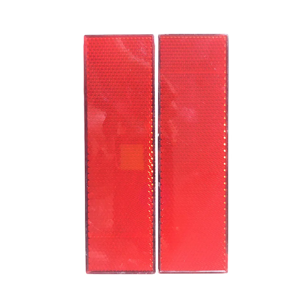 

4Pcs Professional Reflective Tape for Vehicles Ships Stage Road Transport Facilities High Visibility Safety Warning Red Plastic