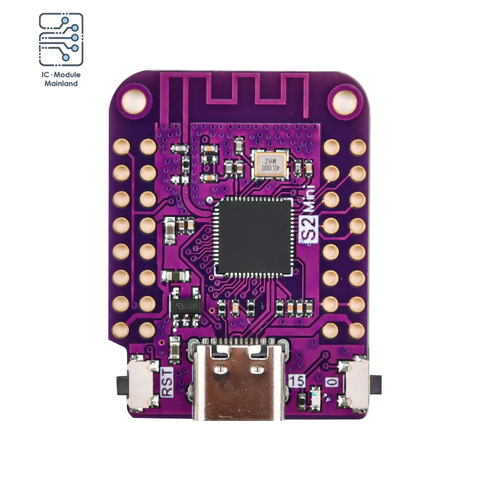 ESP32 S2 Mini WiFi Board Based ESP32-S2FN4R2 ESP32-S2 4MB Flash Type-C Connect Compatible with MicroPython