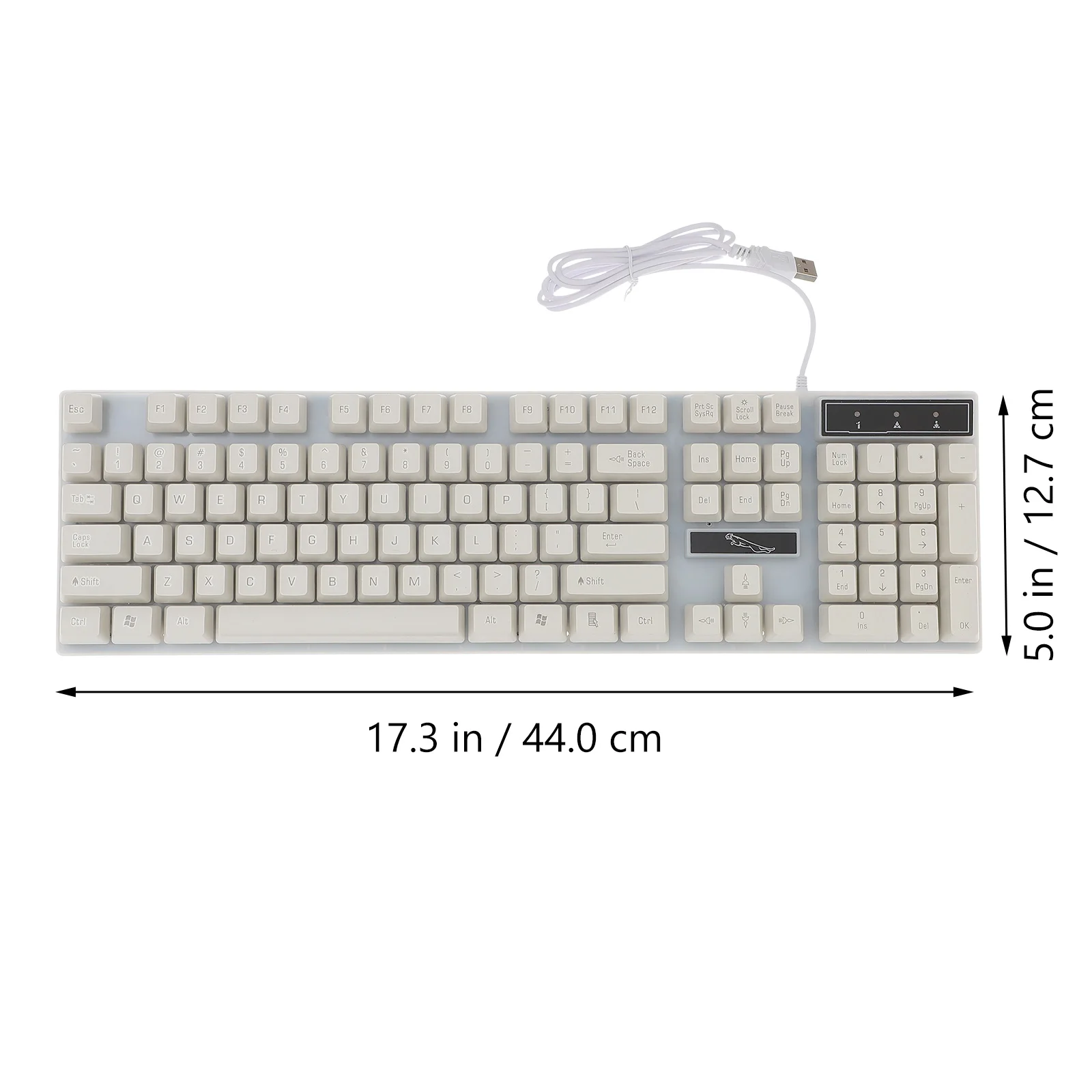 

Exclusive Cooling Wired Gaming Keyboard USB Backlit Mechanical Cool LED White Adjustable Height Ergonomic Design Waterproof