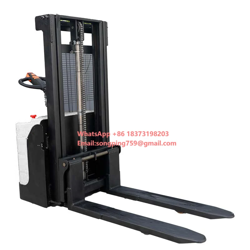 

Pallet Stacker 1.5Ton 3 Meter Electric Self Loading Electric Hand Stacker Full Electric 2000kg 3000mm Self Loading Forklift