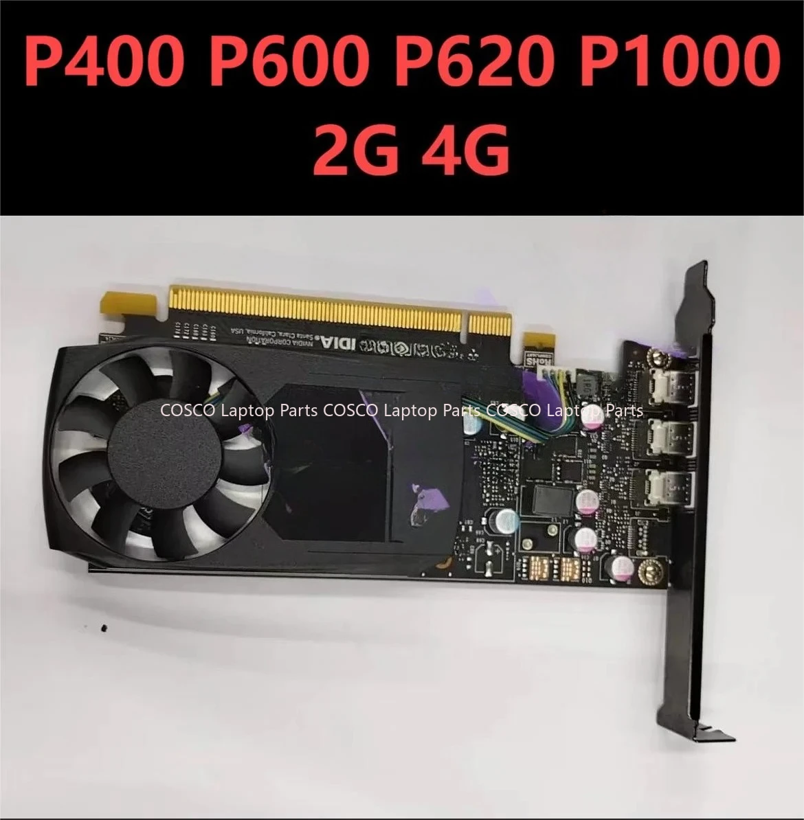 Original for NVIDIA Quadro P400 P600 P620 P1000 2GB/4G GDDR5 PCI