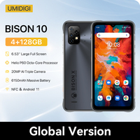 UMIDIGI BISON X10 Global Version Smartphone NFC IP68 & IP69K 4GB 64GB Helio P60 Octa Core 6.53\
