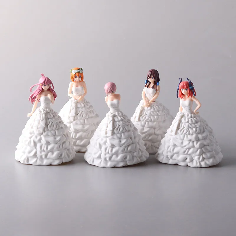 Anime The Quintessential Quintuplets abito da sposa modello Ichika Nino Toy Miku Gift Yotsuba Collection Itsuki Action Figure