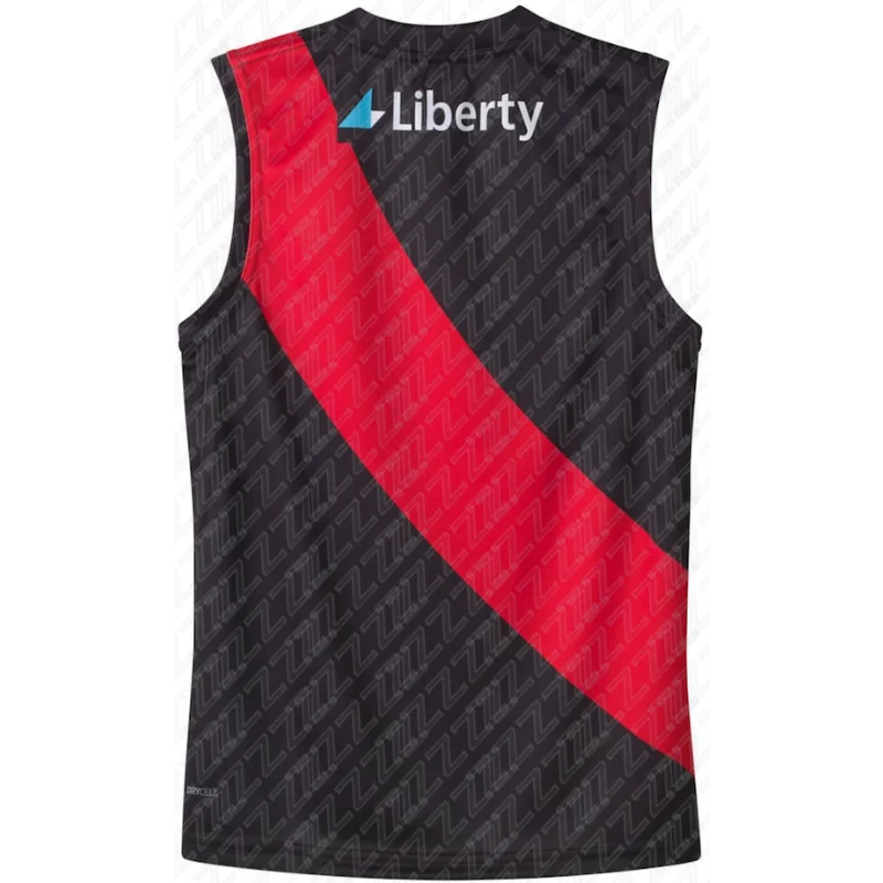 Essenton Bomber, Youth Training Vest, Sports and Fitness Vest, Sleeveless Australian Football Jersey, Replica Team Uniform