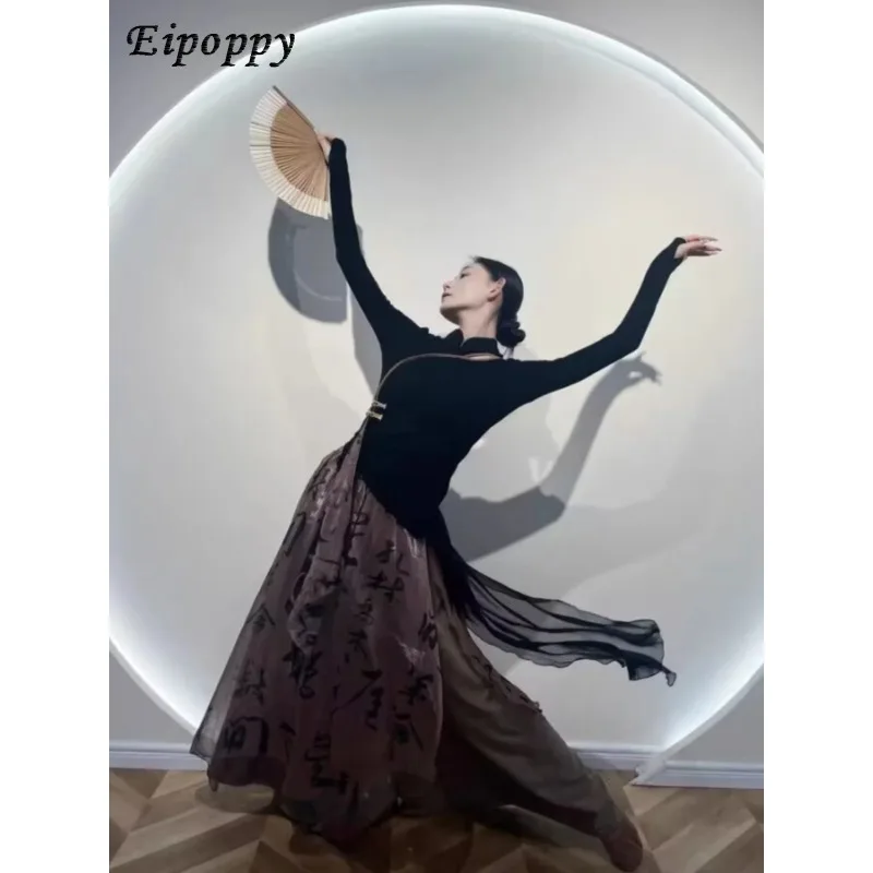 Costume da danza classica per donna, sottile ed elegante, autunno e inverno