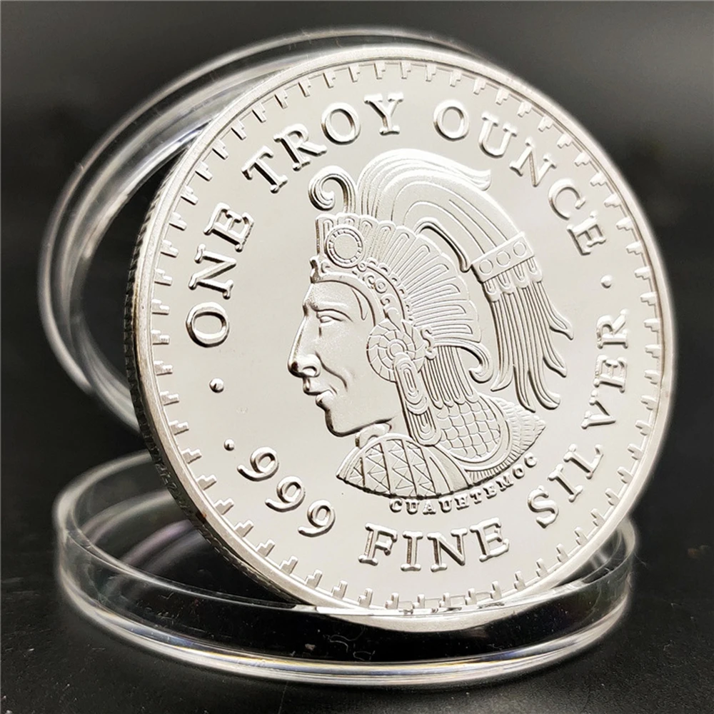 1947 المكسيكي محظوظ عملة مايا نبوءة التقويم عملة تذكارية الديكور الحرف جمع تذكارية عملة حلية الهدايا #1