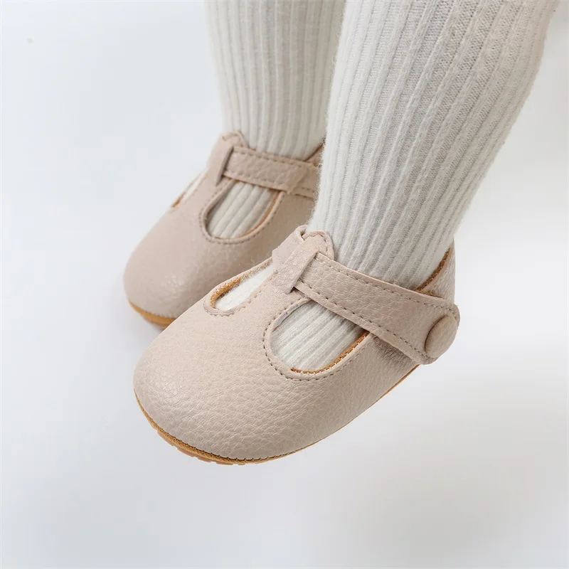 BloRequiBaby Girl-Chaussures plates en PU pour bébé, Premier marcheur, CPull, ix, Festival, Baby Shower, Premium