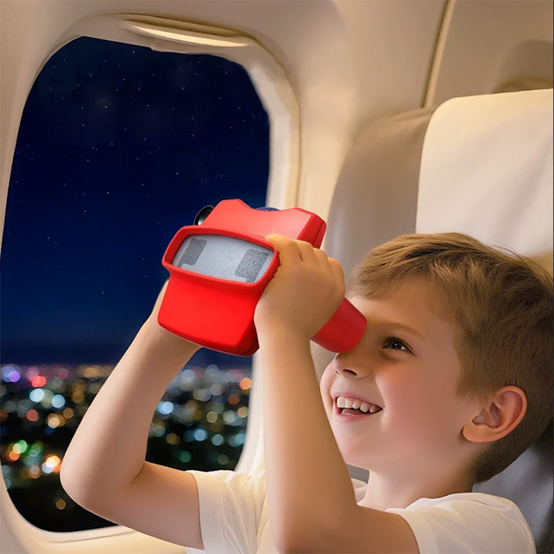 新しい 3D ビューマスター 3D 教育用ビューマシン ユニコーン ミニシアター 発光おもちゃ 子供用ギフト