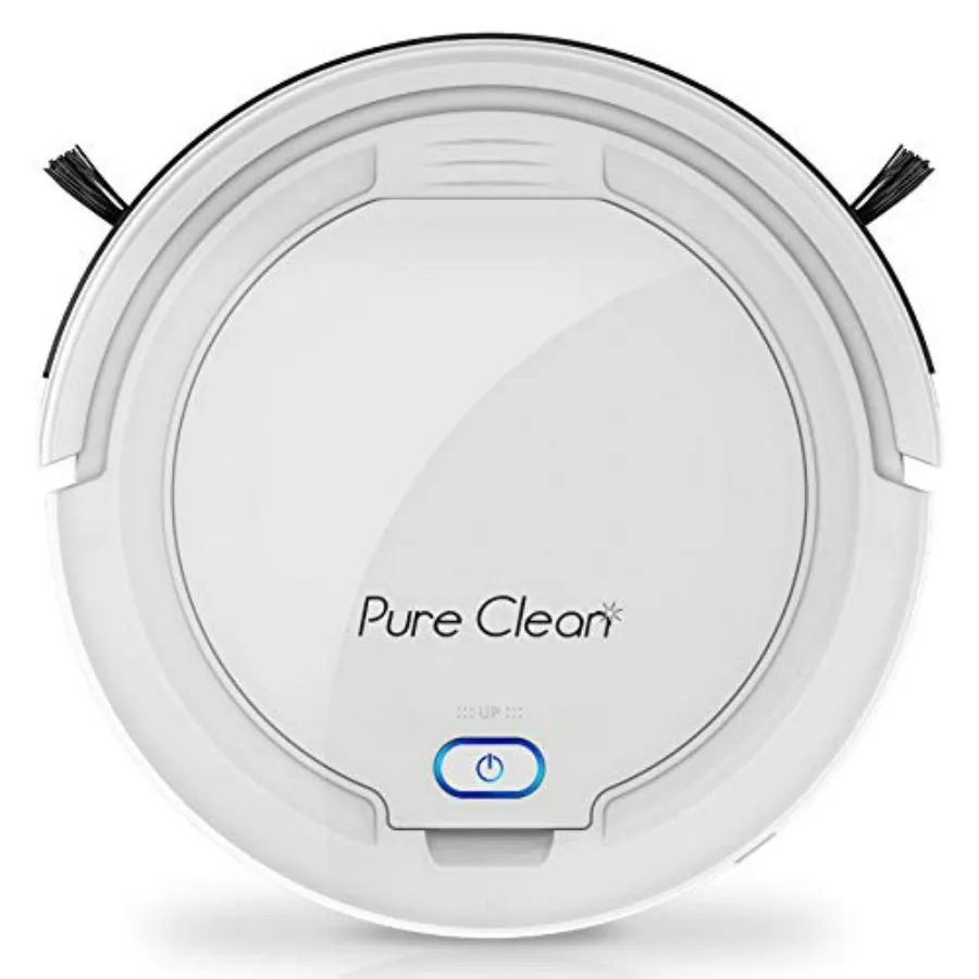 Smart Automatic Robotic Vacuum Cleaner for Carpet, Hardwood, Linoleum, Tile Slim Rechargeable Electric Robot Vacuum with Self-P