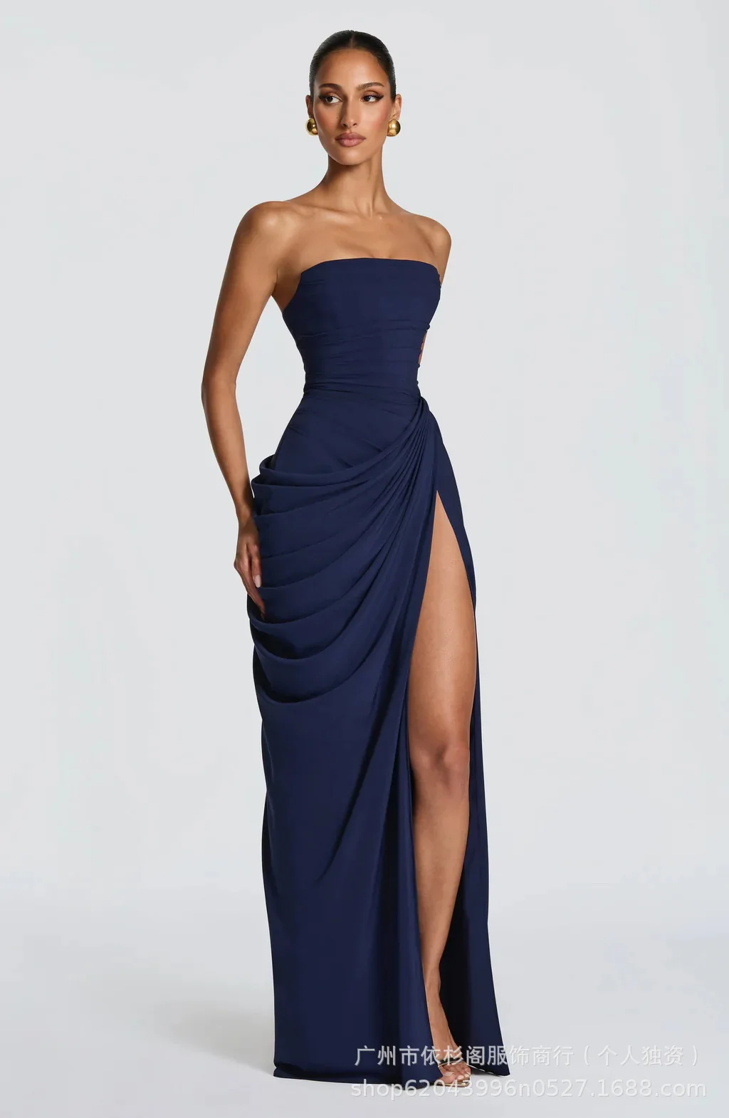 Gele, lage, rugloze, hoogtailleerde jurk met spaghettibandjes, cincher, vestido's, feestjurk, clubjurk, elegante avondjurk voor dames
