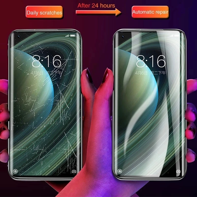 Film Hidrogel untuk Oppo A96 A74 A54 A94 Pelindung Layar untuk Oppo A 74 96 94 54 5G Film Pelindung Bukan Kaca