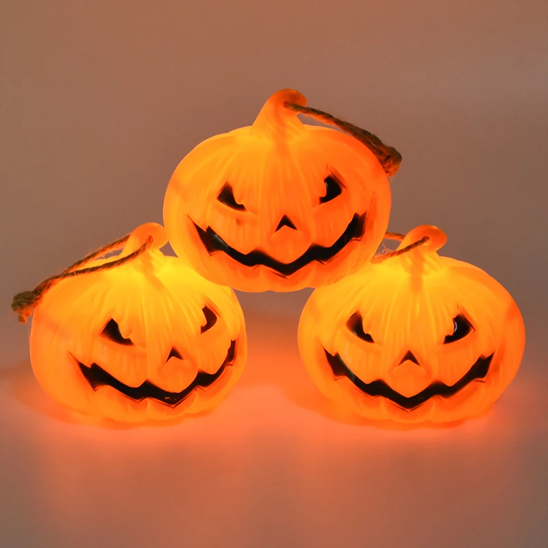 

LED Pumpkin Lantern Light Happy Halloween Jack-o'-lantern Trick Or Treat Halloween Party Decoration For Home Bar Atmosphere Prop