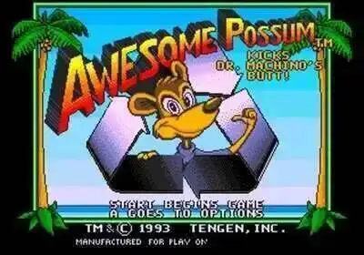Awesome Possum NTSC 16-битная игровая карта MD для Sega Mega Drive для Genesis