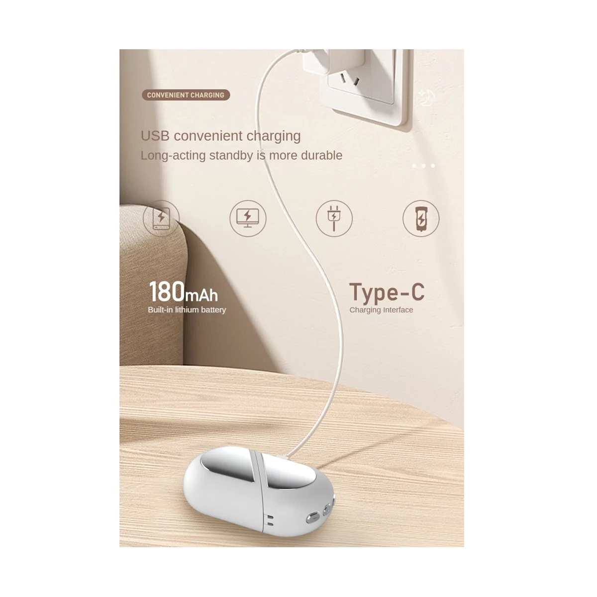 Smart Sleep Aid Device Therapy 180MAh Hand- Micro-Current alleviare l'ansia depressione strumento per il sonno veloce
