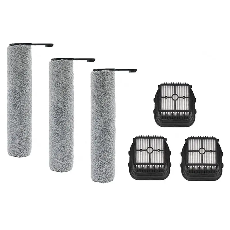 

A65Z For Laresar S7 Pro Replacement Parts- 6PCS Roller Brush& Hepa Filter For Vacuum Cleaner Accessories