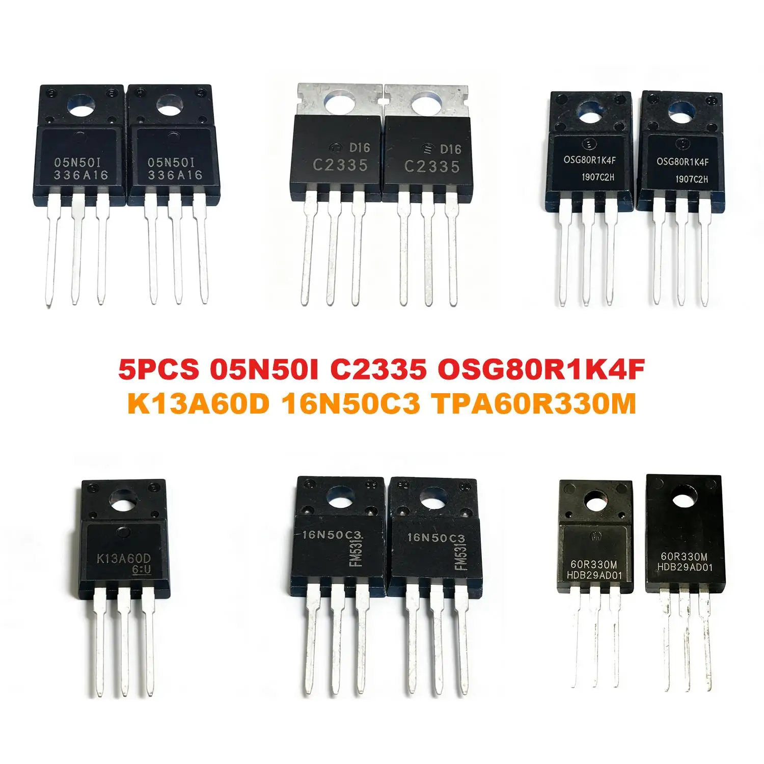05N50I C2335 OSG80R1K4F K13A60D 16N50C3 TPA60R330M