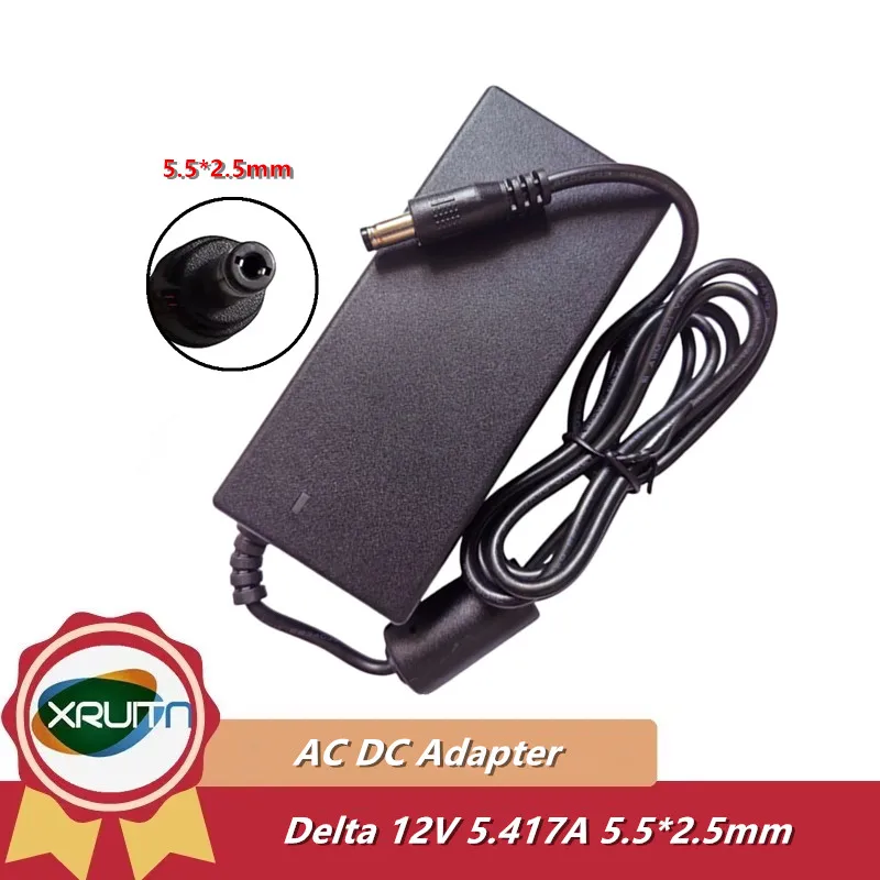 Delta DPS-65VB Adapter 12V 5.417A EA10521C-12 Charger For NAS AS3202T AS4002T QNAP NAS TS-269 TS-259 TS-231 TS-253 TS-251 TS-453