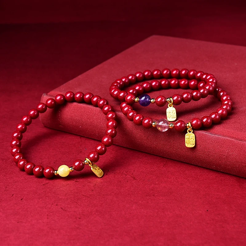 High-content imperial sand , exquisite fortune charm bracelet jewelry