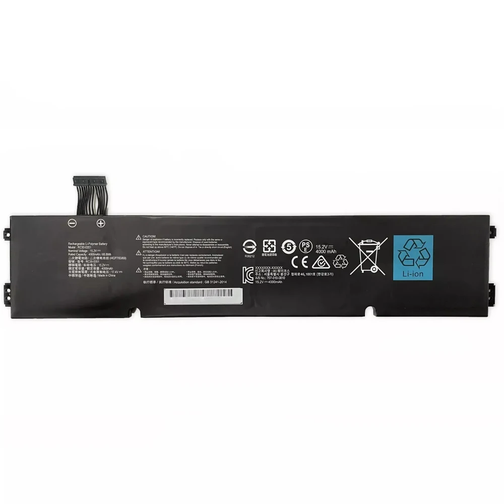 RC30-0351 15.2V 60.8Wh 4000mAh Laptop battery For Razer Blade 15 Base 2021 RZ09-0351 Series 4ICP7/63/69