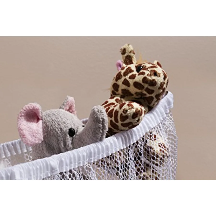 Stuffed Animal Organizer Net 2 Pack, Toy Hammock for,Mesh Plushie Holder, Corner Hanging Storage, Expands 5.5 Ft, Holds 30+ Stu - view 5