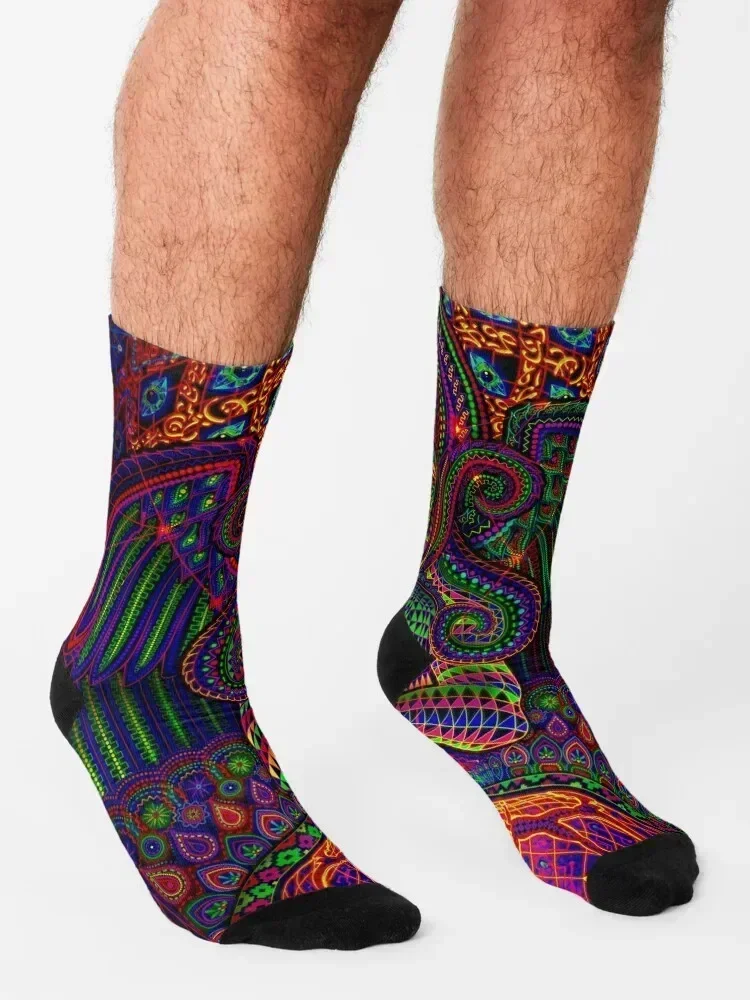The God Source Socks funny sock crazy bright garter Run Socks For Man Women's