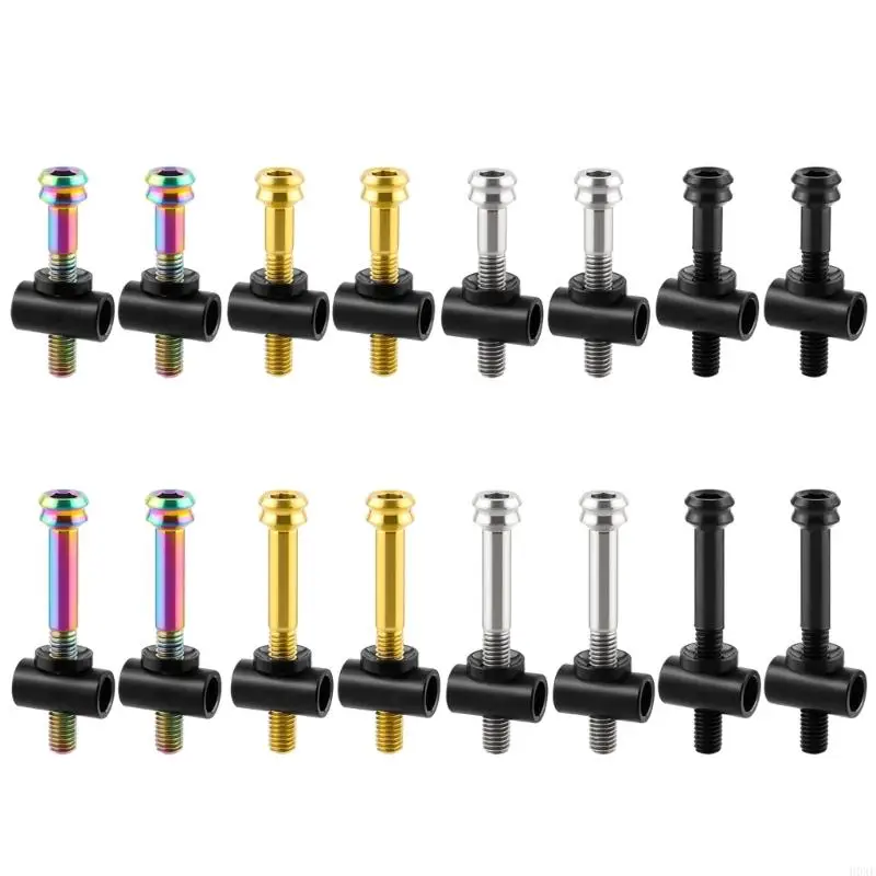 H0XE Titaniums Alloy Seatpost Screw 5x30/40mm Seatpost Fixed Bolts Round Head Screw Universals Seatpost Cycling Screws