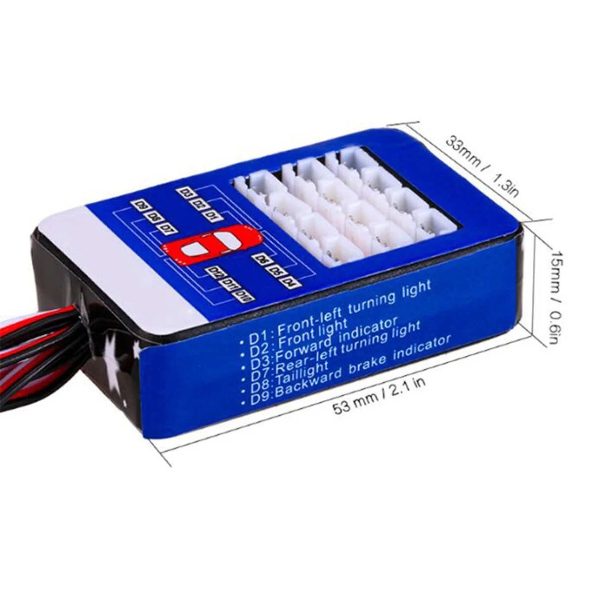 

Modern RC Car 12 LED Light Set Lighting Kit Simulation Flashing Lights