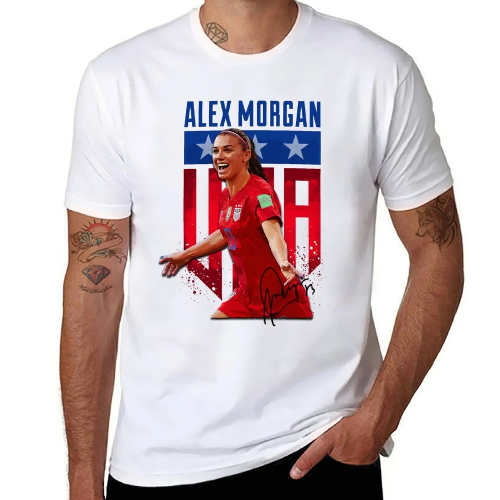 

Gifts For Men Alex Morgan Cool Graphic Gift T-Shirt mens graphic t shirts t shirts with prints T-Shirt
