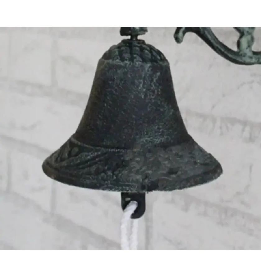 

Деревенский ветровой звонок в скандинавском стиле Добро пожаловать в чугунный ручной звонок Ретро дверной звонок