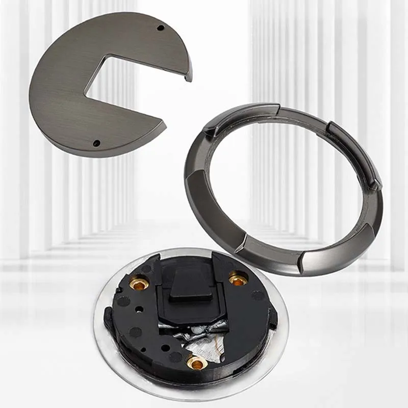 الميكانيكية سبائك امتصاص الزنك غير المغناطيسي شفط الباب الدورية تركيب غير مرئية الوفير المغناطيسي الباب توقف اليد #3