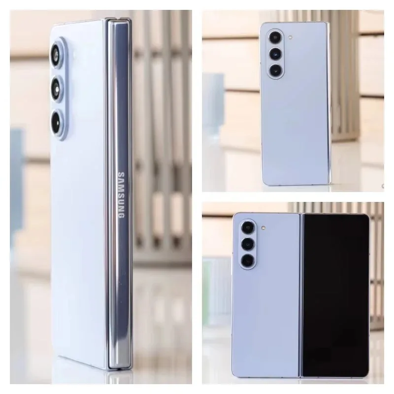 Network Unlock Android Rrefurbished Phone Samsung Galaxy Z Fold 5 5G 12GB RAM+256GB ROM Foldable Screen Smartphone with NFC