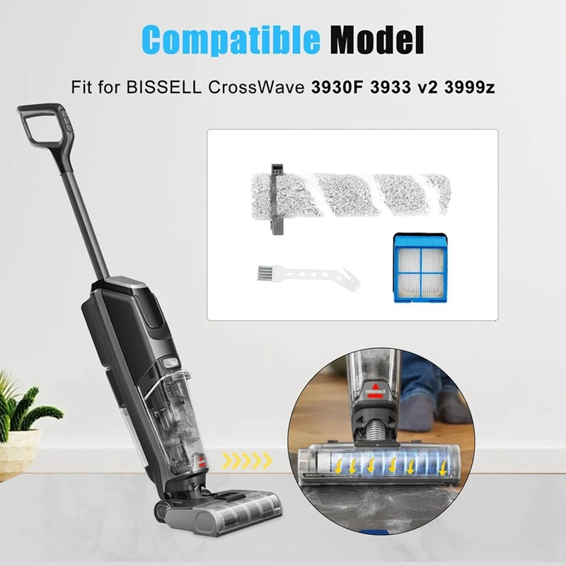 A26T-1 ชุดสําหรับ Eureka NEW430BL/JONR ED12 เครื่องดูดฝุ่นเปลี่ยนชิ้นส่วนหลักแปรงลูกกลิ้งและฟองน้ําตัวกรอง