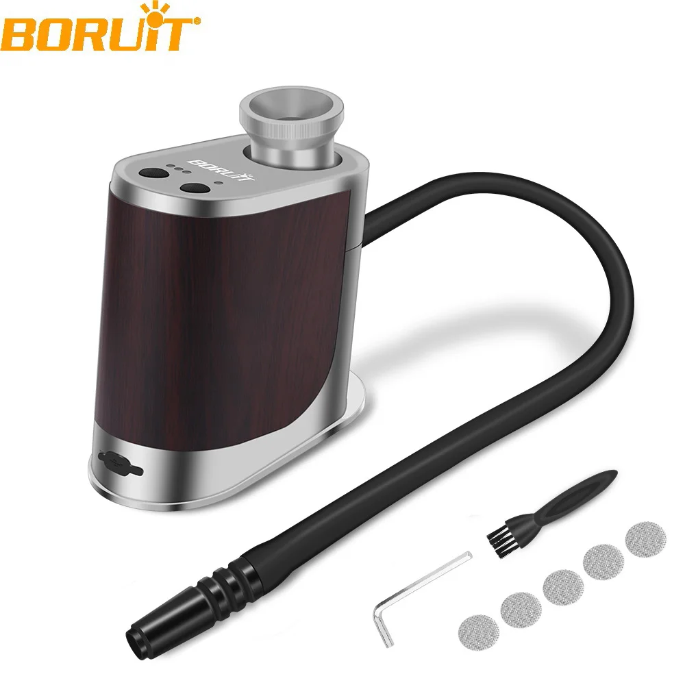 BORUiT Rauch Infuser Portable Molekulare Küche Rauchen Pistole Lebensmittel Kalter Rauch Generator Fleisch Burn Rauchhaus Kochen für BBQ Grill