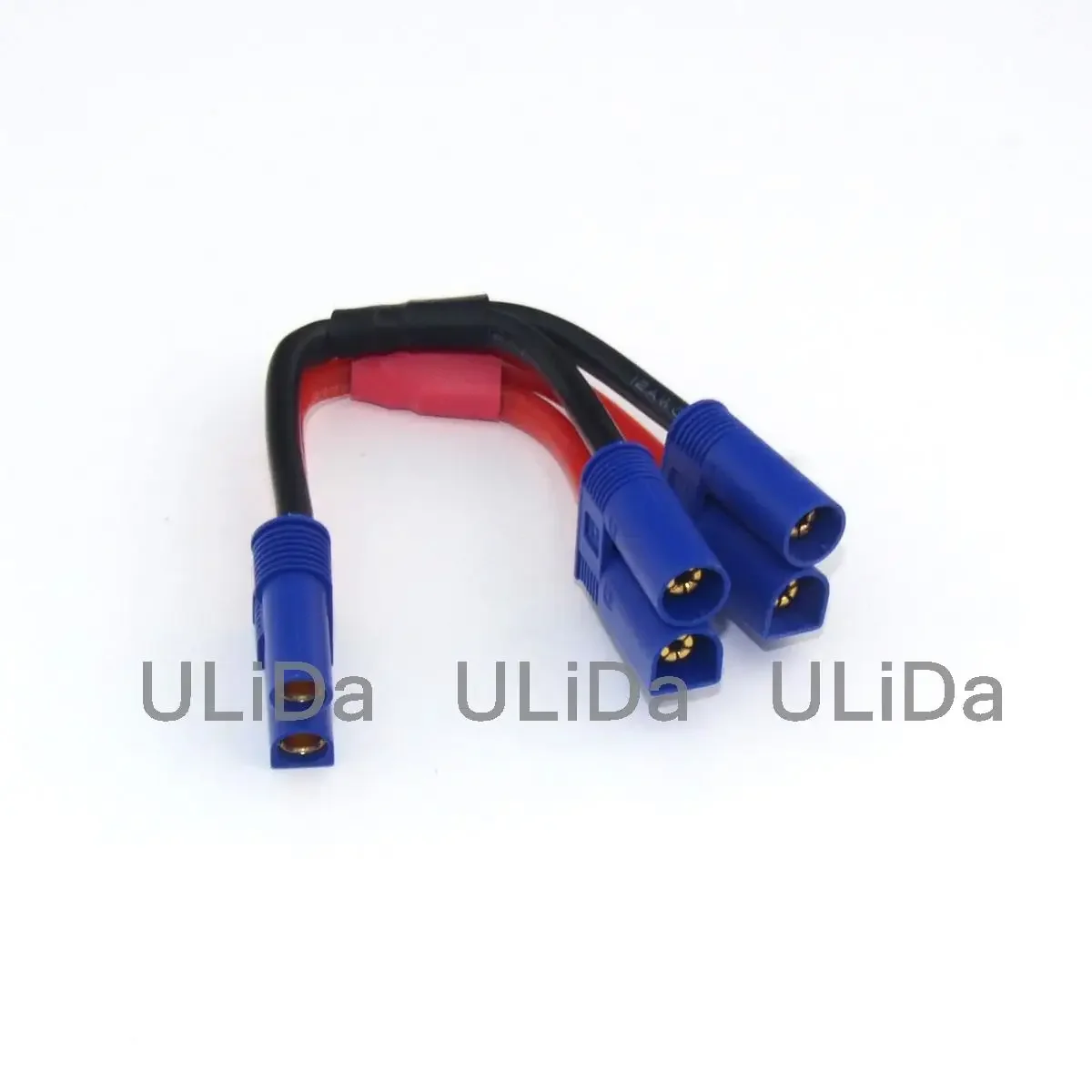 3 uds EC5 enchufe 1 a 2 RC extensión de batería Dual adaptador de Cable paralelo Quadcopter para RC Quadcopter coche helicóptero Drone UAV