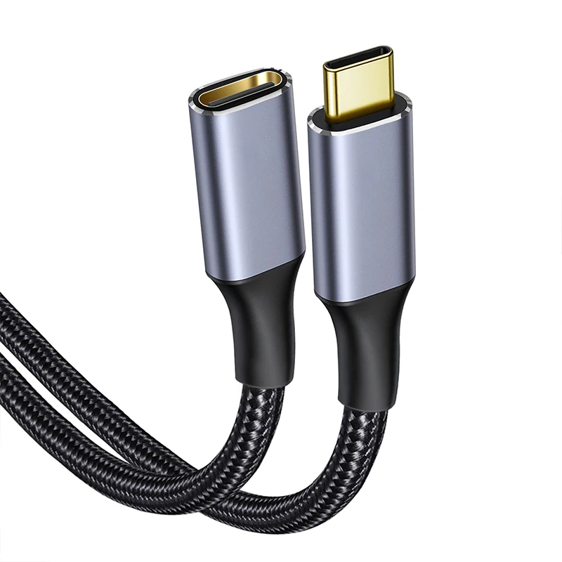 USB 3.1 Type C Extension Cable PD100W 10Gbps USB C 5A Fast Charging Cable Extend Male to Female 4K Audio video Cable Extender