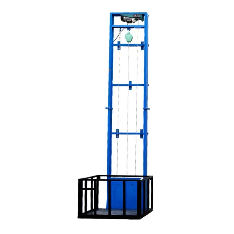 

FOR Hydraulic freight elevator, simple factory, small household warehouse, guide rail, monorail lifting platform, electric hoist