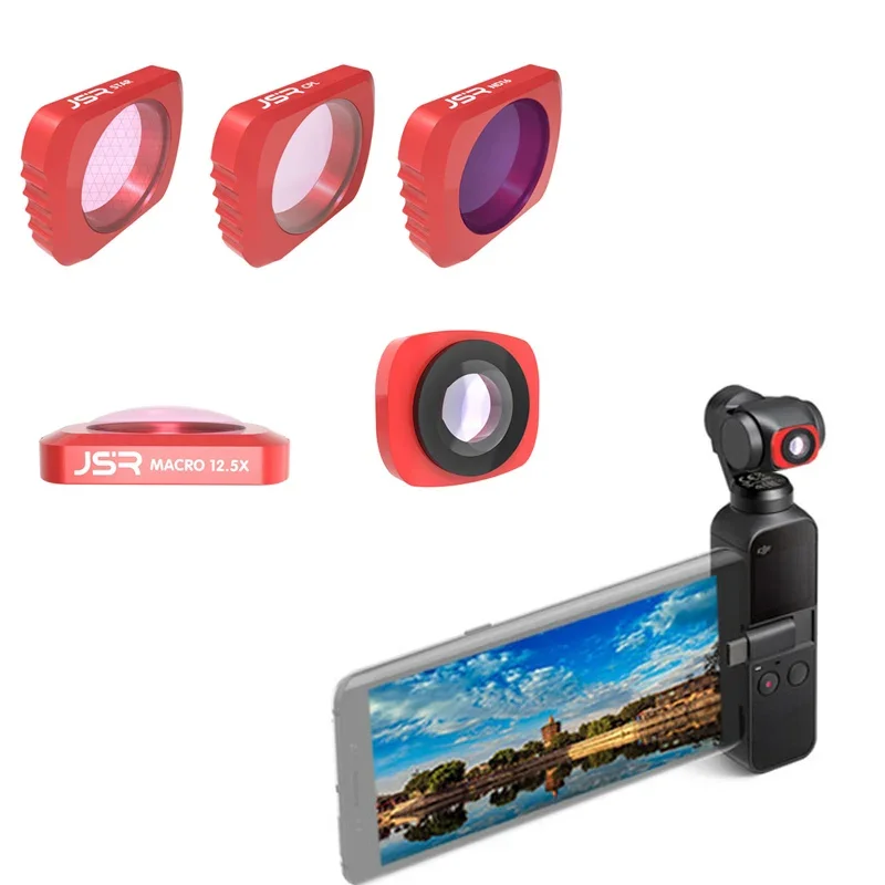 

Camera Lens Filters Kit for DJI OSMO POCKET CPL UV STAR ND4 ND8 ND16 ND32 ND64 Accessories