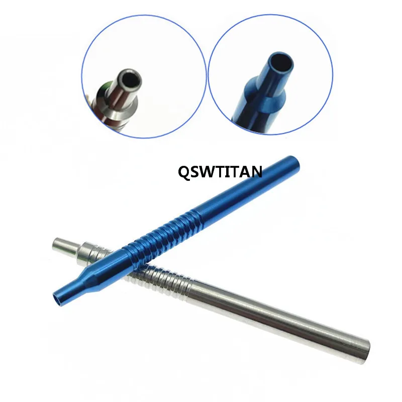 Injection and Suction Handle 9cm Infusion Handpiece Stainless Steel Titanium Ophthalmic Eye Instruments
