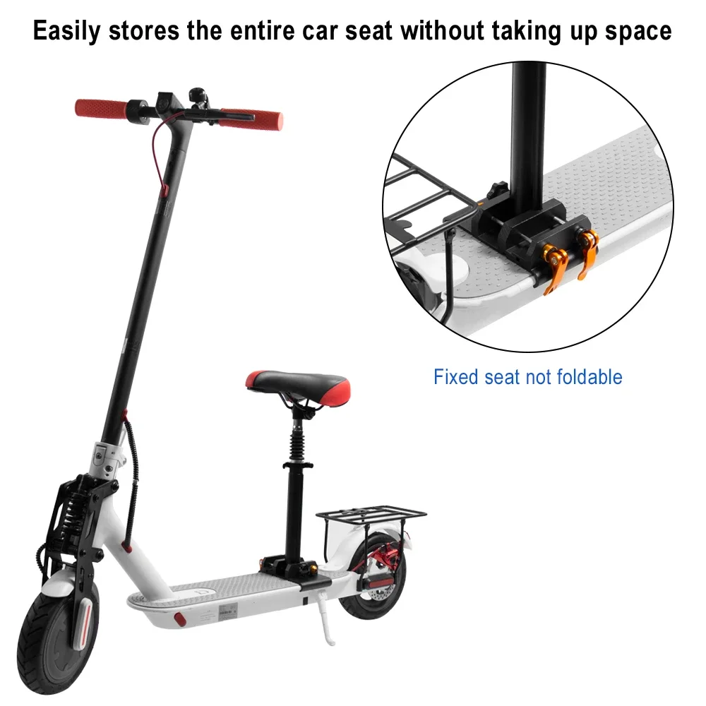 Height Adjustable Saddle for Xiaomi M365 1S Pro Electric Scooter Foldable Shock-Absorbing Folding Seat Chair Accessories